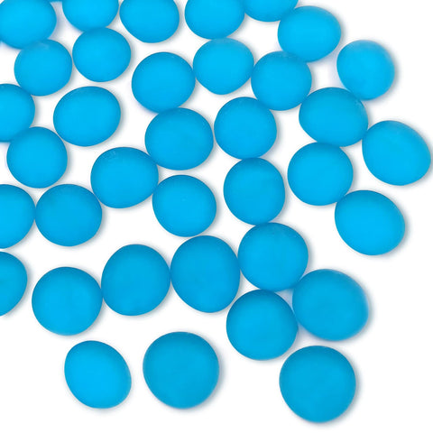 Blue Glass Pebbles 0.4"-0.8"