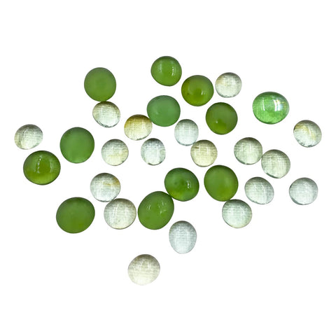 Green Glass Pebbles 0.4"-0.8"