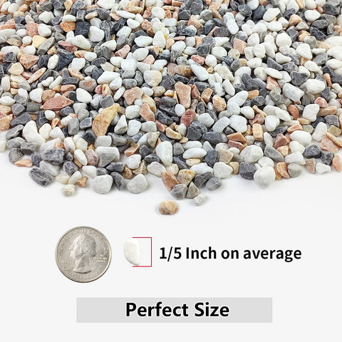 Mixed Gravel Pebbles - 0.2 Inch