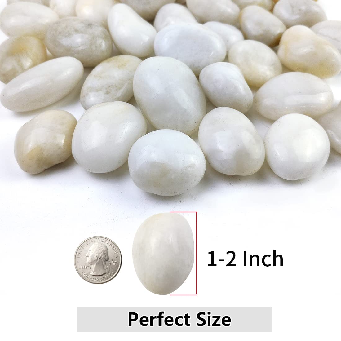 100% Natural Polished Pebbles